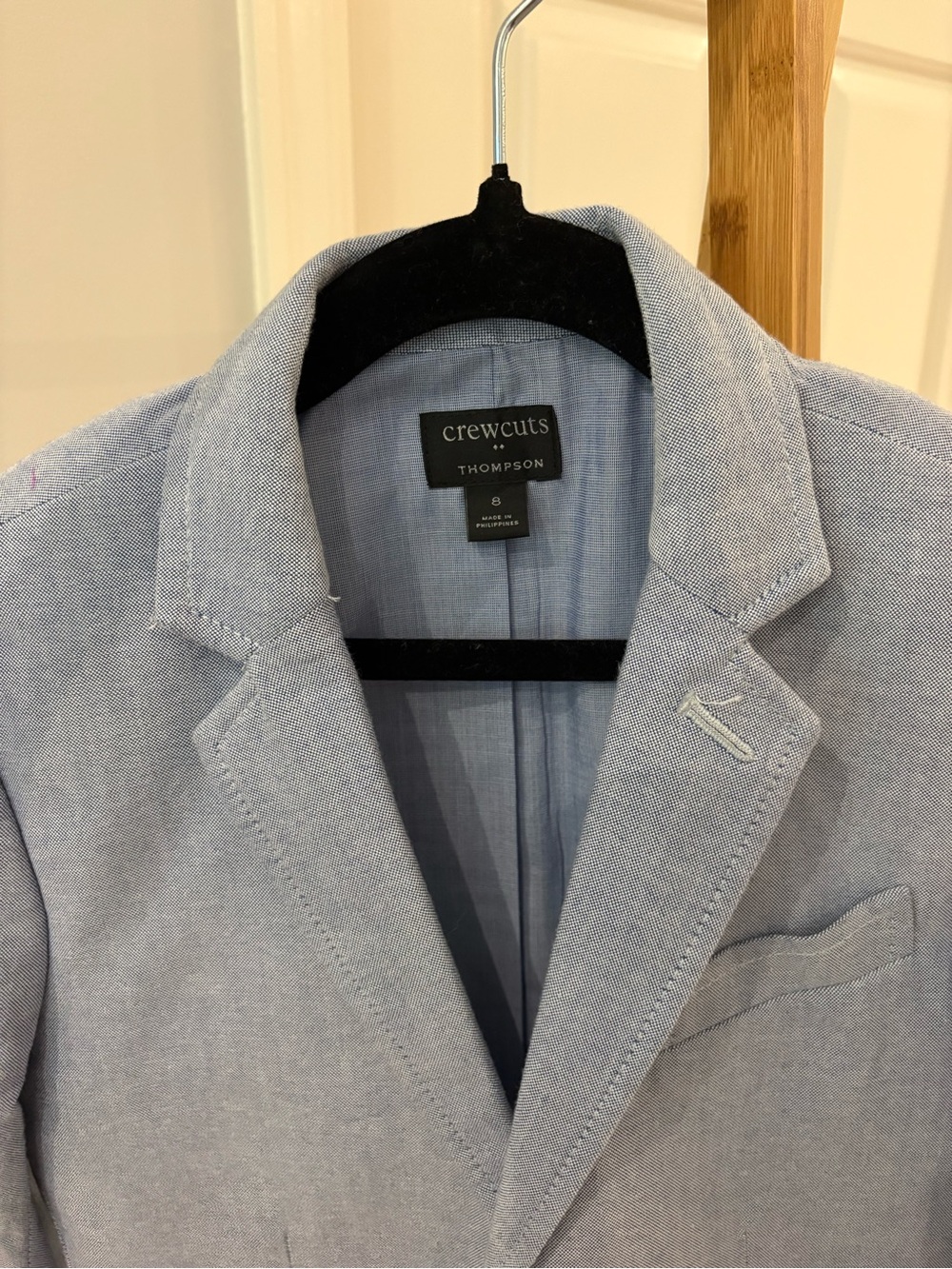 Crewcuts Light Blue Thompson Lightweight Blazer Jacket